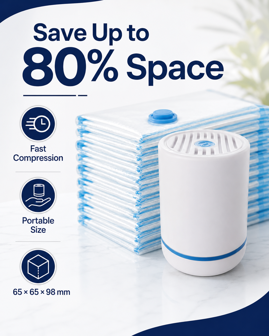 SpaceSaver Vacuum Pump & Bags