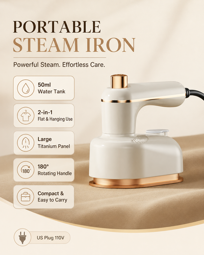 SteamGo 2-in-1 Portable Steam Iron