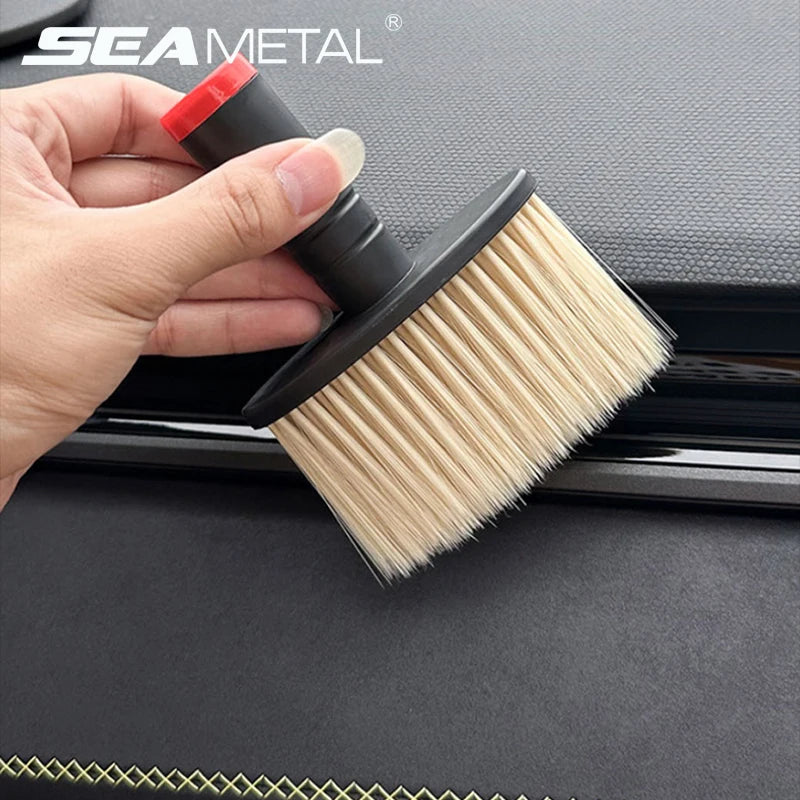 Car Wash Brush Dust Remover Car Air Conditioner Outlet Dust Removal Brush Soft Bristles Brushes for Car Cleaning Tools